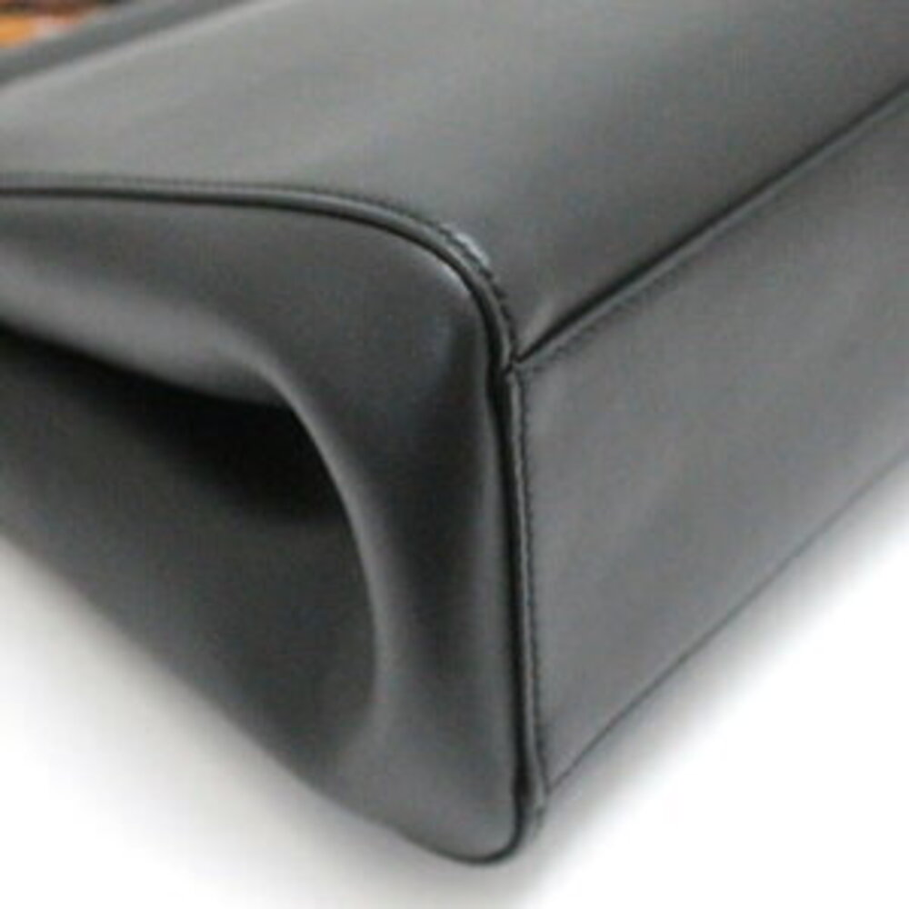 Gucci Bamboo bag tote shoulder leather black - Picture 5 of 7